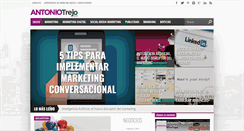 Desktop Screenshot of antoniotrejo.com